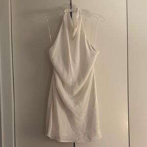 Aritzia White Halter Dress